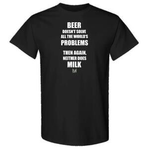 Beer Double Sided Funny Drinking Party Graphic T-Shirt